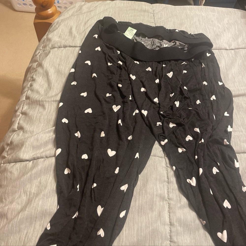 honeydew pj pants with hearts